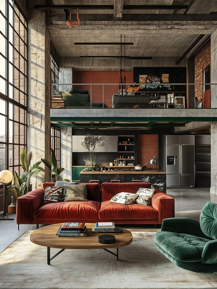 Bold Loft Living Starts with the Right Sofa

Need a new couch? Start here.

This rich burgundy velvet sofa instantly transforms a living room into a statement space. Deep, rustic red tones bring warmth, glamour, and confidence — especially in loft-style or industrial interiors with brick, concrete, and metal details.

Pair it with:
• A simple wooden round coffee table for warmth
• Or a marble coffee table for contrast and polish
• Emerald green accent chairs if you have the space

That’s it.

One bold sofa.
One grounded coffee table.
Optional sculptural chairs.

Strong color. Clean styling. Effortless sophistication.

This is how you design a living room that feels curated — not complicated.

#LoftLiving #BurgundySofa #BoldInteriors #VelvetCouch #IndustrialStyle #ModernLoft #StatementFurniture #LivingRoomInspo #EmeraldGreenDecor #DesignerLiving #LuxuryHomeStyle 

 #LTKHome