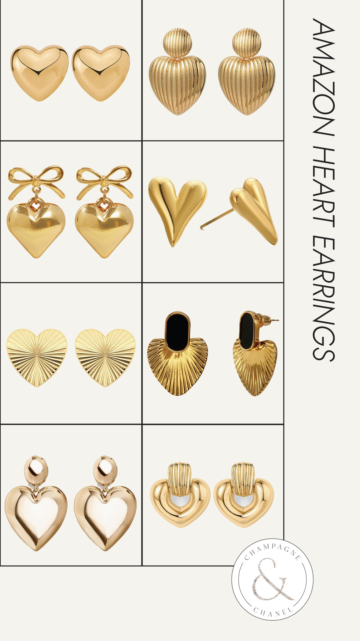 Heart earrings for valentines season! 

#LTKBeauty #LTKStyleTip #LTKFindsUnder50