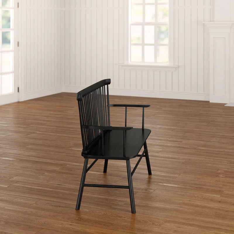 Astride Wood Bench | Wayfair North America