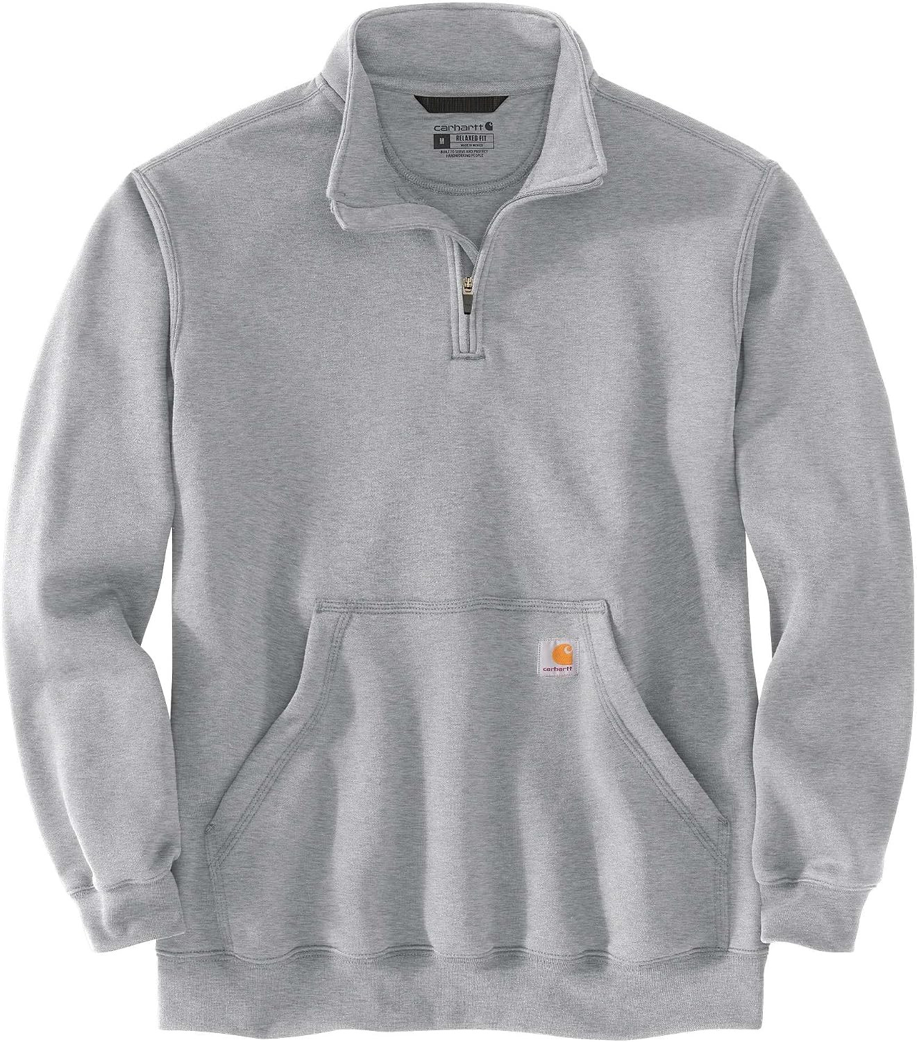 Carhartt Men's Marquette 1/4-Zip Mock-Neck Sweatshirt | Amazon (US)