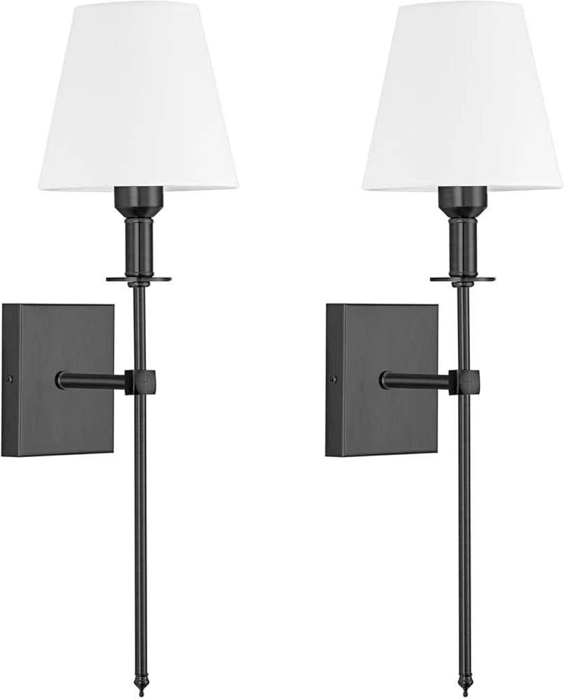 Wall Light Battery Operated Sconce Set Of 2，not Hardwired Fixture,Battery Powered Wall Sconce W... | Amazon (US)