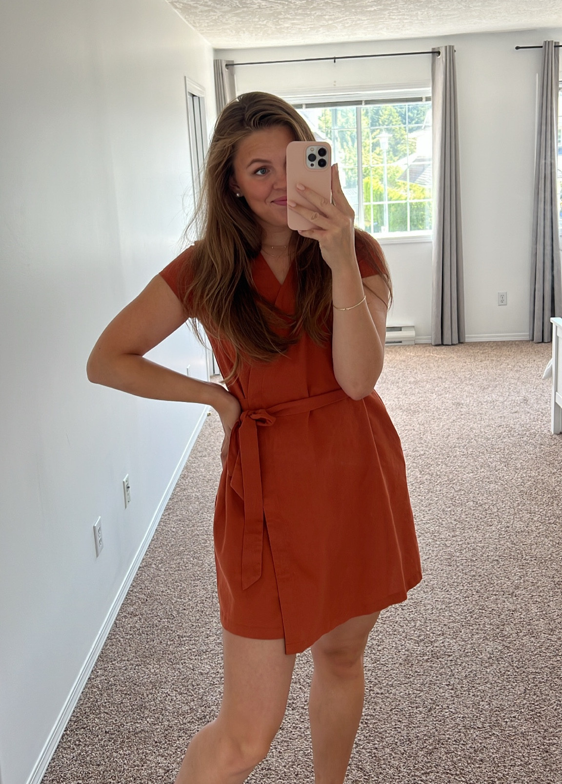 Family dinner tonight! I love this linen dress 🧡 it’s going to transition so well into fall! 

#LTKSeasonal #LTKstyletip #LTKunder100