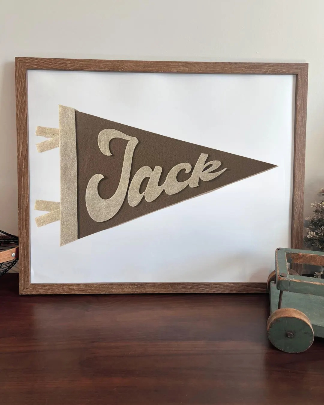 Framed Custom Name Pennant Flag- Large | Etsy (US)