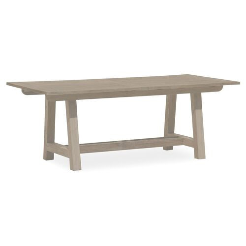 Coastal Teak Extension Outdoor Dining Table - Tan - Brown | One Kings Lane