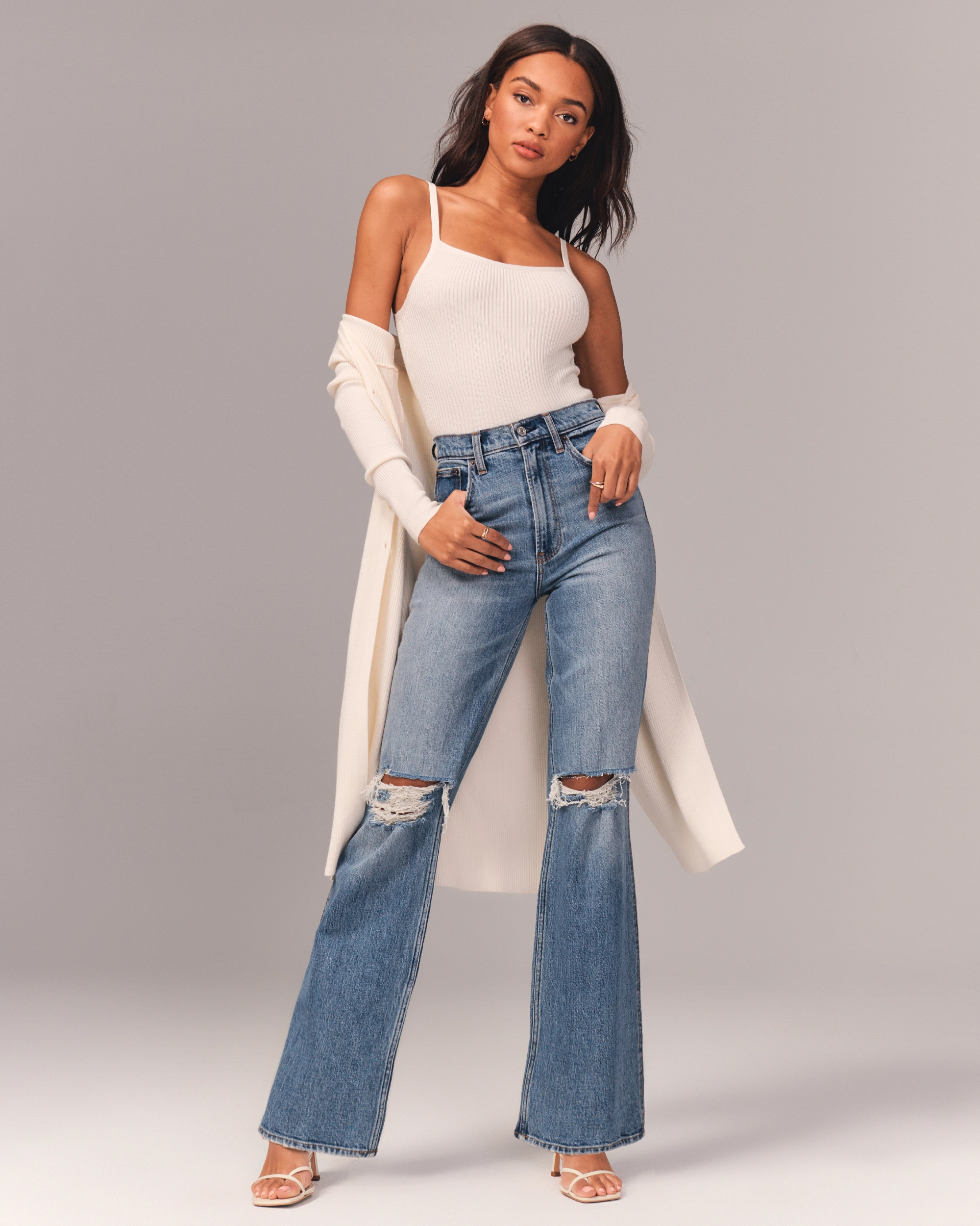 90s Ultra High Rise Relaxed Jeans | Abercrombie & Fitch (US)