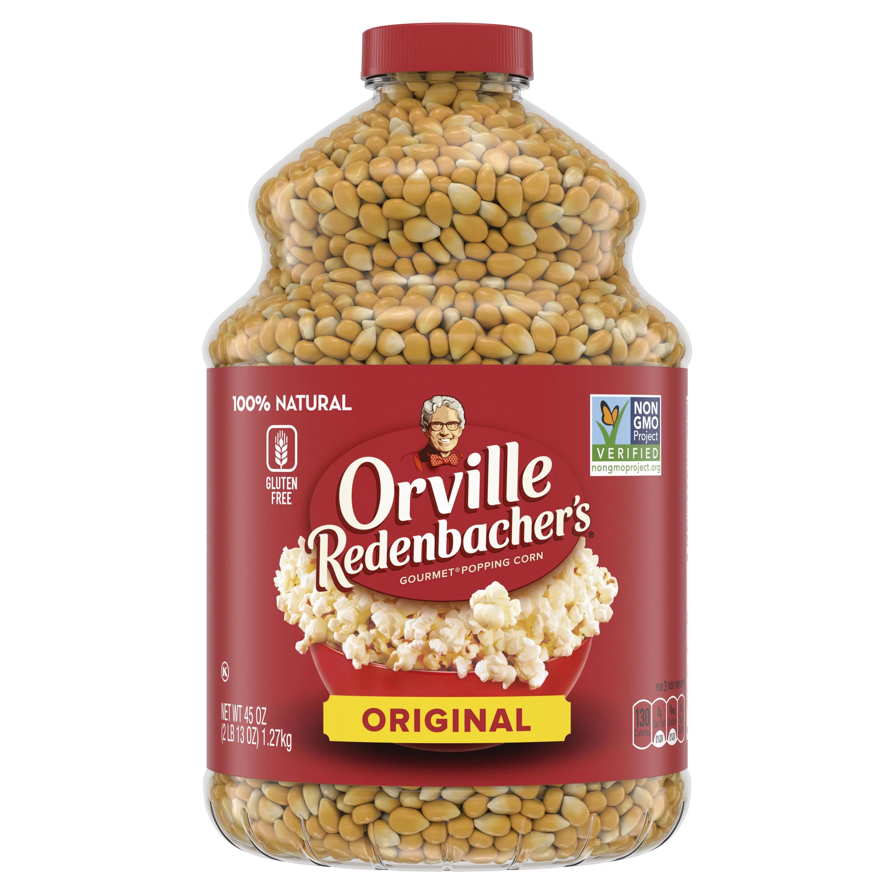 Orville Redenbacher's Original Gourmet Yellow Popcorn Kernels, 45 Oz | Walmart (US)