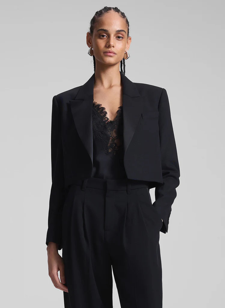 Anderson Cropped Tux Jacket | A.L.C