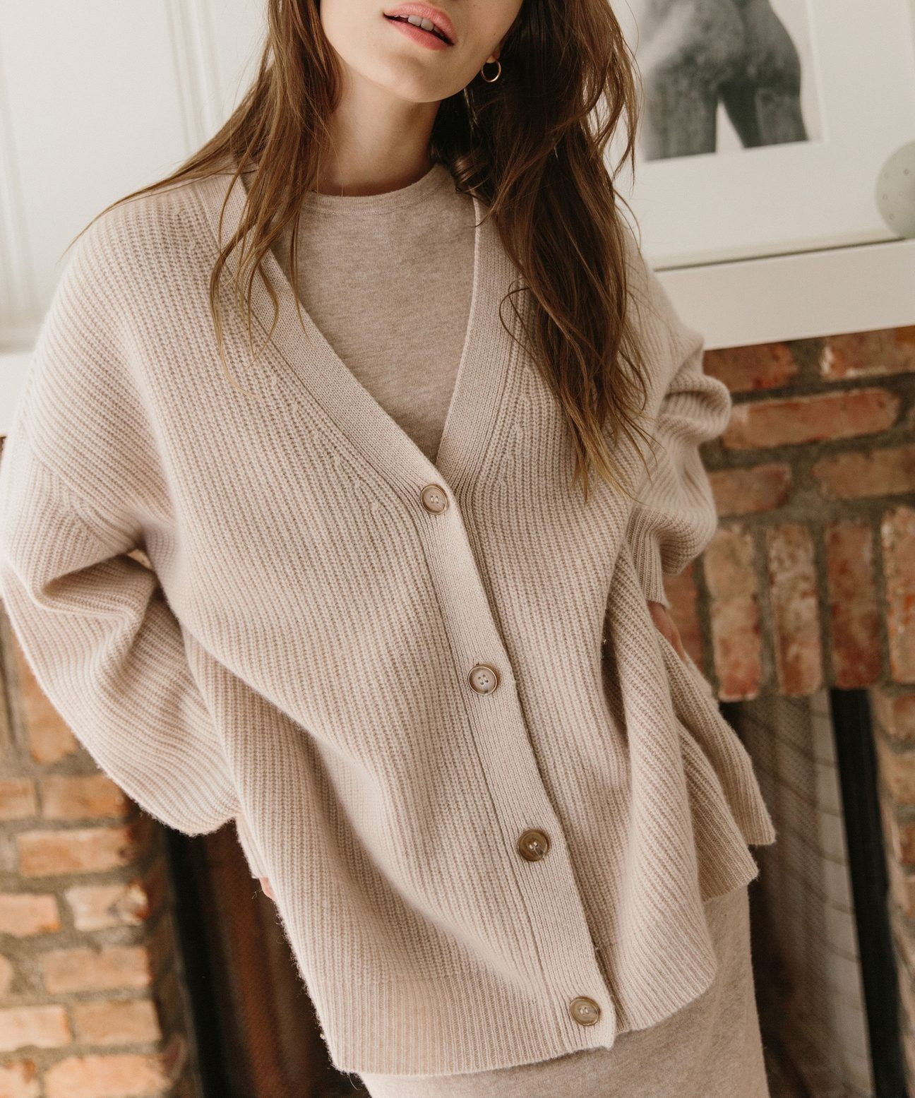 Cashmere Cocoon Cardigan - Oatmeal | Jenni Kayne | Jenni Kayne