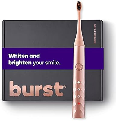 BURST Electric Toothbrush with Charcoal Sonic Toothbrush Head, Deep Clean, Fresh Breath & Healthier  | Amazon (US)