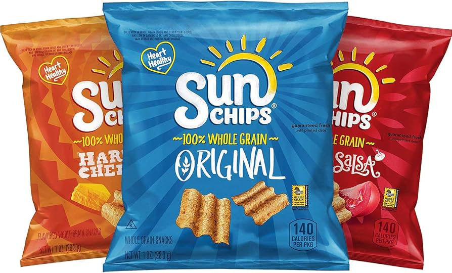 SunChips Multigrain Snacks, Variety Pack, 1 Ounce (Pack of 40) | Amazon (US)