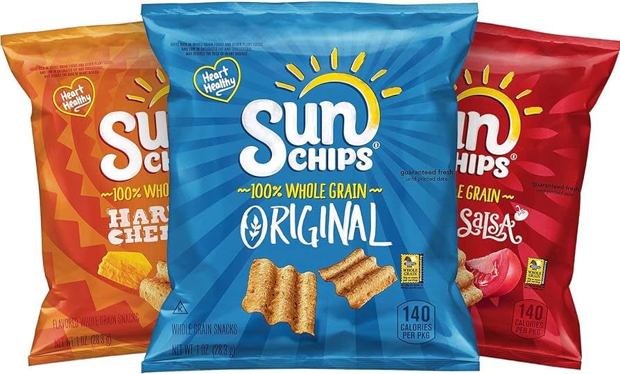 SunChips Multigrain Snacks, Variety Pack, 1 Ounce (Pack of 40) | Amazon (US)