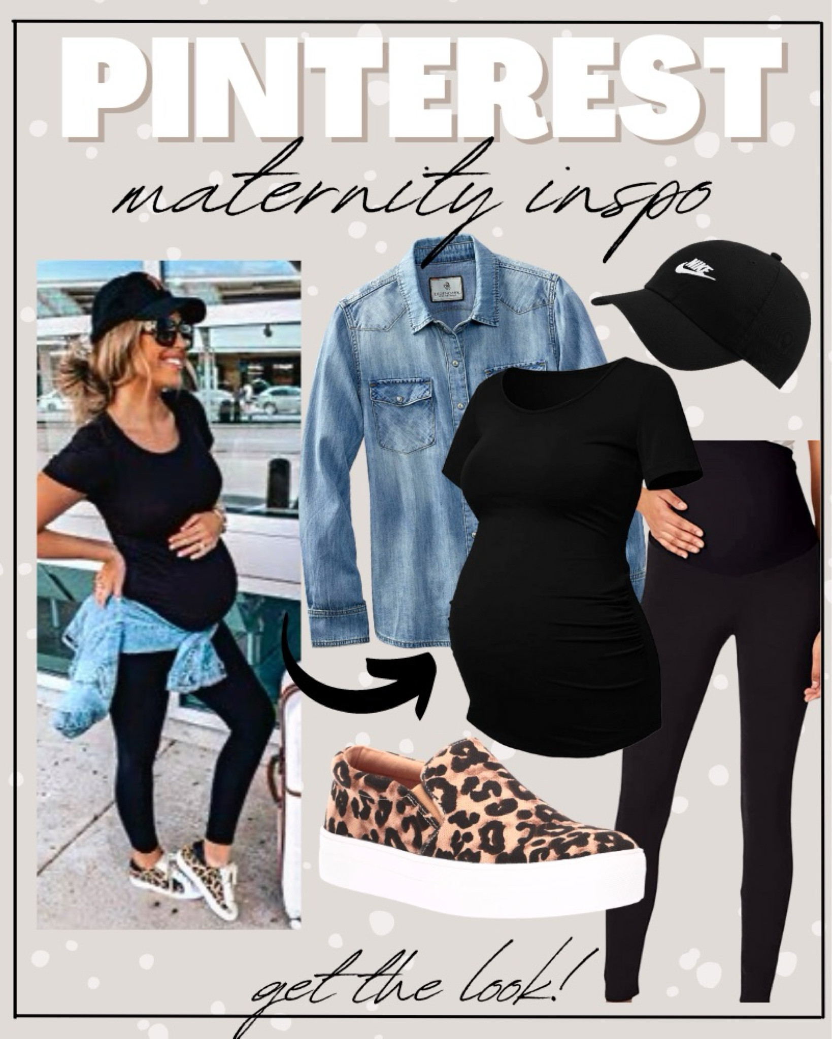 Maternity outfits idea pregnancy outfit Amazon fashion black maternity top with black maternity leggings over the bump and denim chambray shirt jacket with black Nike baseball hat and slip on leopard sneakers casual outfits || baby bump style fashion cute outfits inspo spring summer mama outfits Amazon fashion #maternity #style #fashion #outfit #outfits #babybump #pregnancy #leggings #ltksale #babymoon #affordable #amazon #casual #fall
.

baby shower dress, Maternity Dresses, Maternity, over the bump, motherhood maternity, pinkblush, mama shirt sweatshirt pullover, hospital bag, nursery, maternity photos, baby moon, pregnancy, pregnant, maternity leggings, maternity tops, diaper bag, mama necklace, baby boy, baby girl outfits, newborn, mom, 


Amazon fashion, teacher outfits, business casual, casual outfits, neutrals, street style, Midi skirt, Maxi Dress, Swimsuit, Bikini, Travel, skinny Jeans, Puffer Jackets, Concert Outfits, Cocktail Dresses, Sweater dress, Sweaters, cardigans Fleece Pullovers, hoodies, button-downs, Oversized Sweatshirts, Jeans, High Waisted Leggings, dresses, joggers, fall Fashion, winter fashion, leather jacket, Sherpa jackets, Deals, shacket, Plaid Shirt Jackets, lounge set, Date Night Outfits, Mom jeans, shorts, sunglasses, Airport outfits, plus size fashion, Stanley cup tumbler, Target, Abercrombie and fitch, Amazon, Shein, Nordstrom, H&M, forever 21, forever21, Walmart, asos, Nordstrom rack, Nike, adidas, Vans, Quay, Tarte, Sephora, lululemon, free people, j crew jcrew factory, old navy

#LTKbump #LTKbaby #LTKstyletip