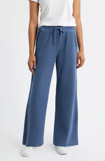 Side Stripe Waffle Knit Lounge Pants | Nordstrom