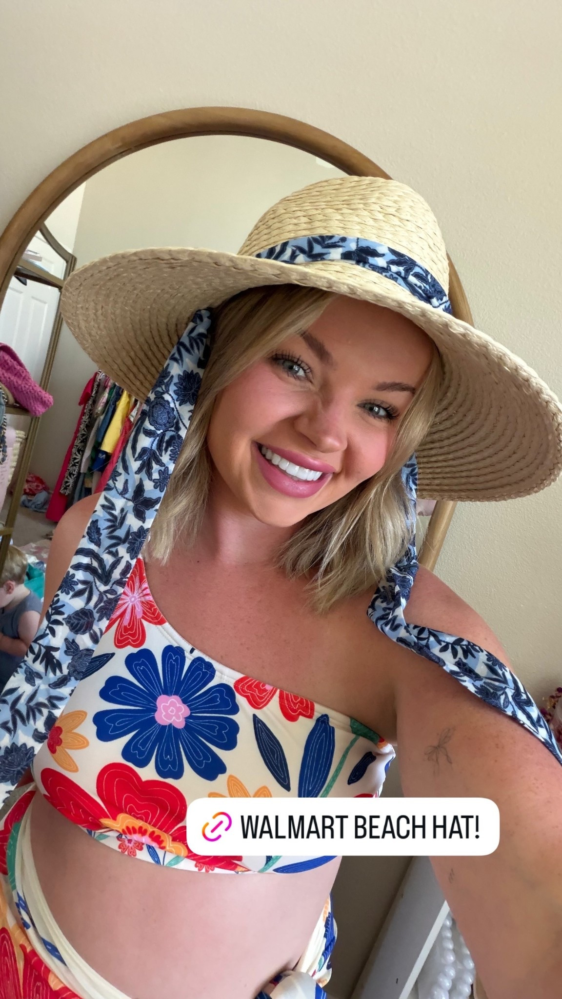Loving this new beach hat with the scarf you can change out to match outfits!!! 🙌🏼💕☀️👏🏼

#LTKSeasonal #LTKMidsize #LTKSwim