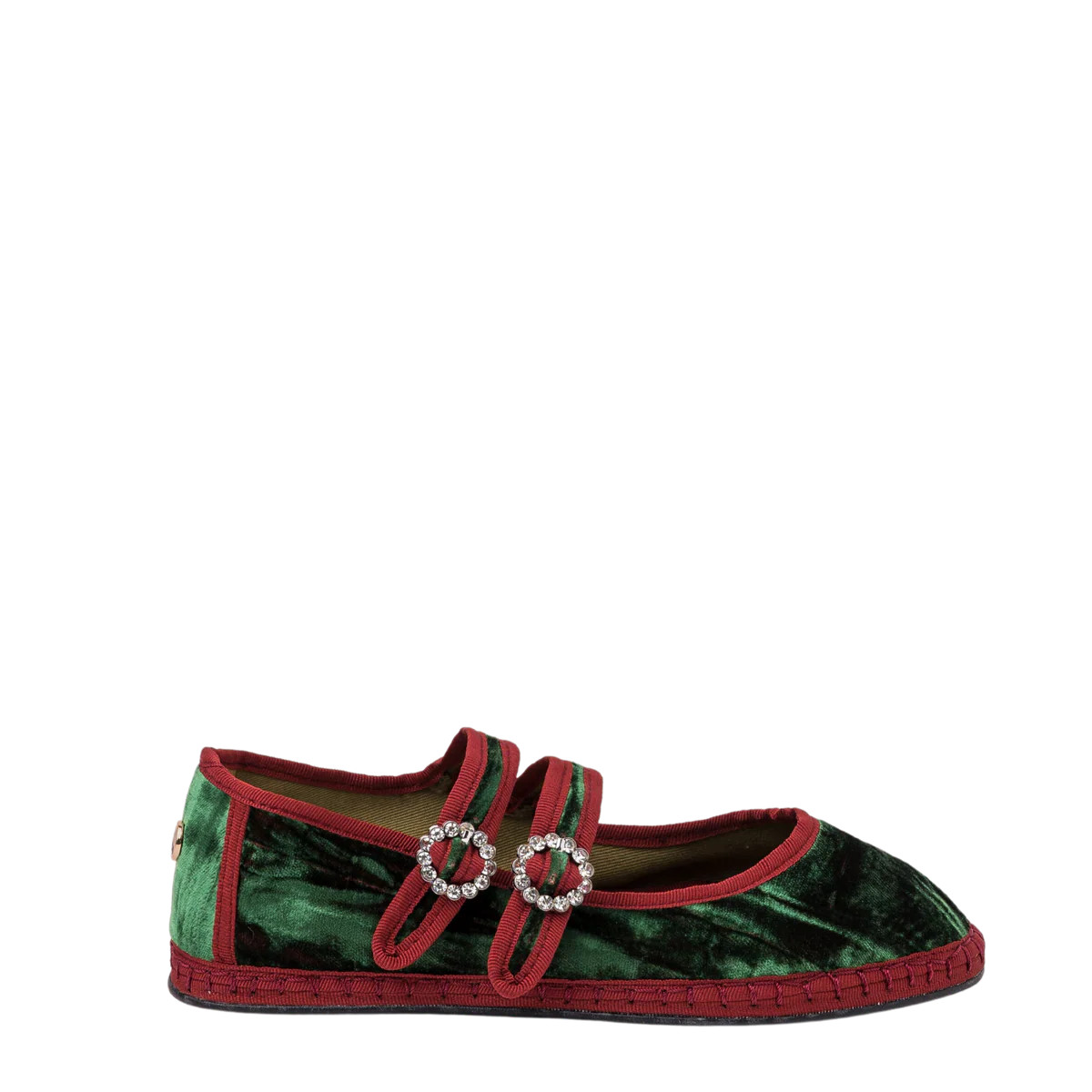 Double Lace Flat in Terracota | Over The Moon