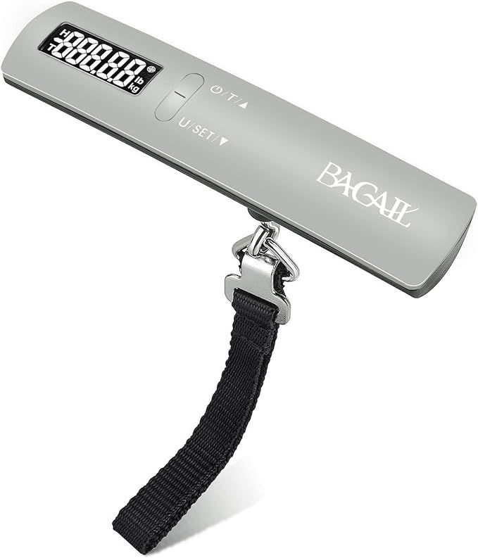 Amazon.com | BAGAIL BASICS Digital Luggage Scale, 110lbs Hanging Baggage Scale with Backlit LCD D... | Amazon (US)