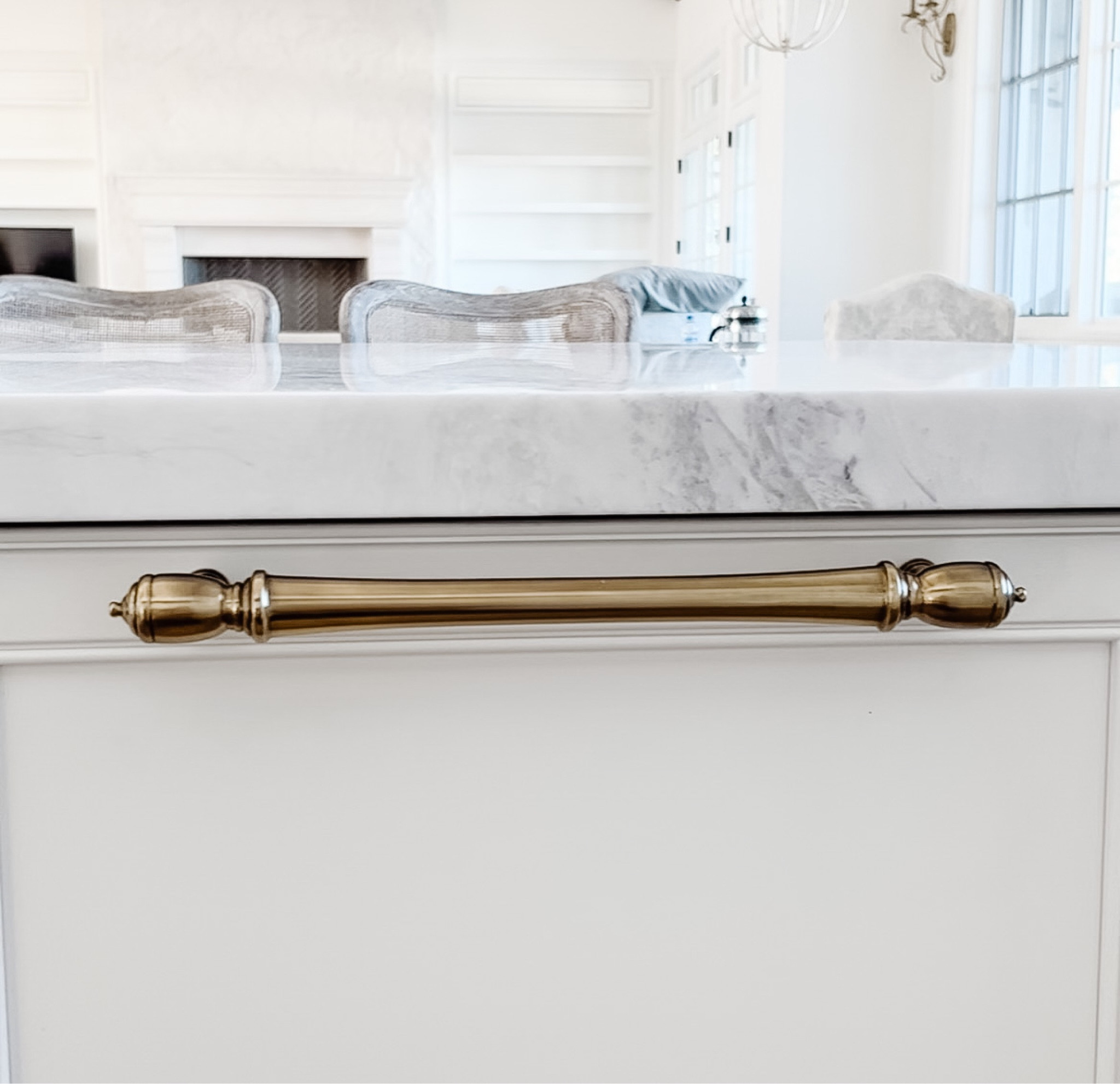 12” appliance handle I used for our dishwashers
18” appliance handle we are using for our refrigerators