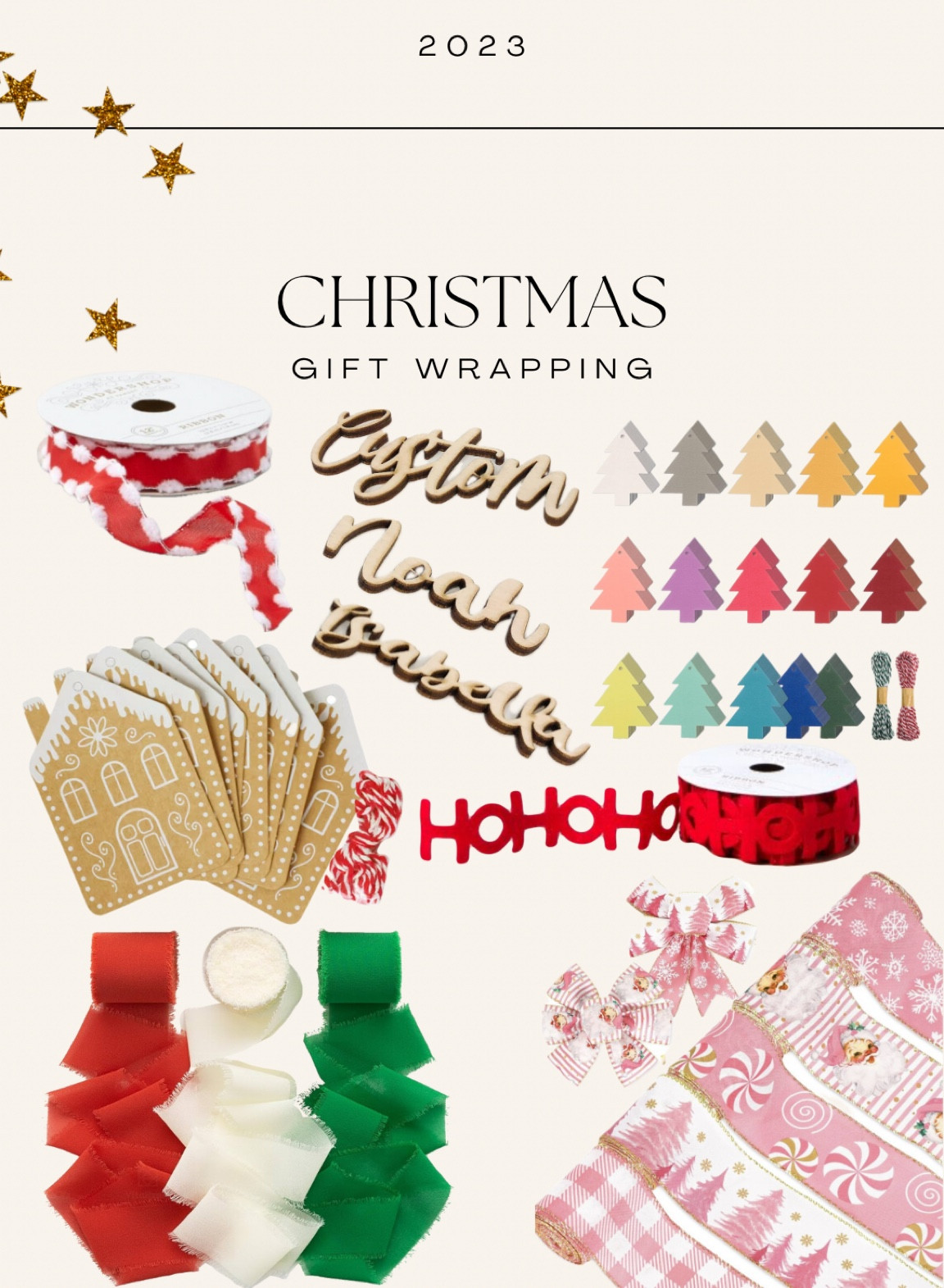 Christmas gift wrapping that I’ll be using this year. Ideas for Christmas gift wrapping + wrapping paper + Christmas holiday wrapping

Follow my shop @BasicallyBrigite on the @shop.LTK app to shop this post and get my exclusive app-only content!

#liketkit #LTKfindsunder50 #LTKHoliday #LTKSeasonal
@shop.ltk
https://liketk.it/4qBhd

#LTKfindsunder100 #LTKparties #LTKsalealert