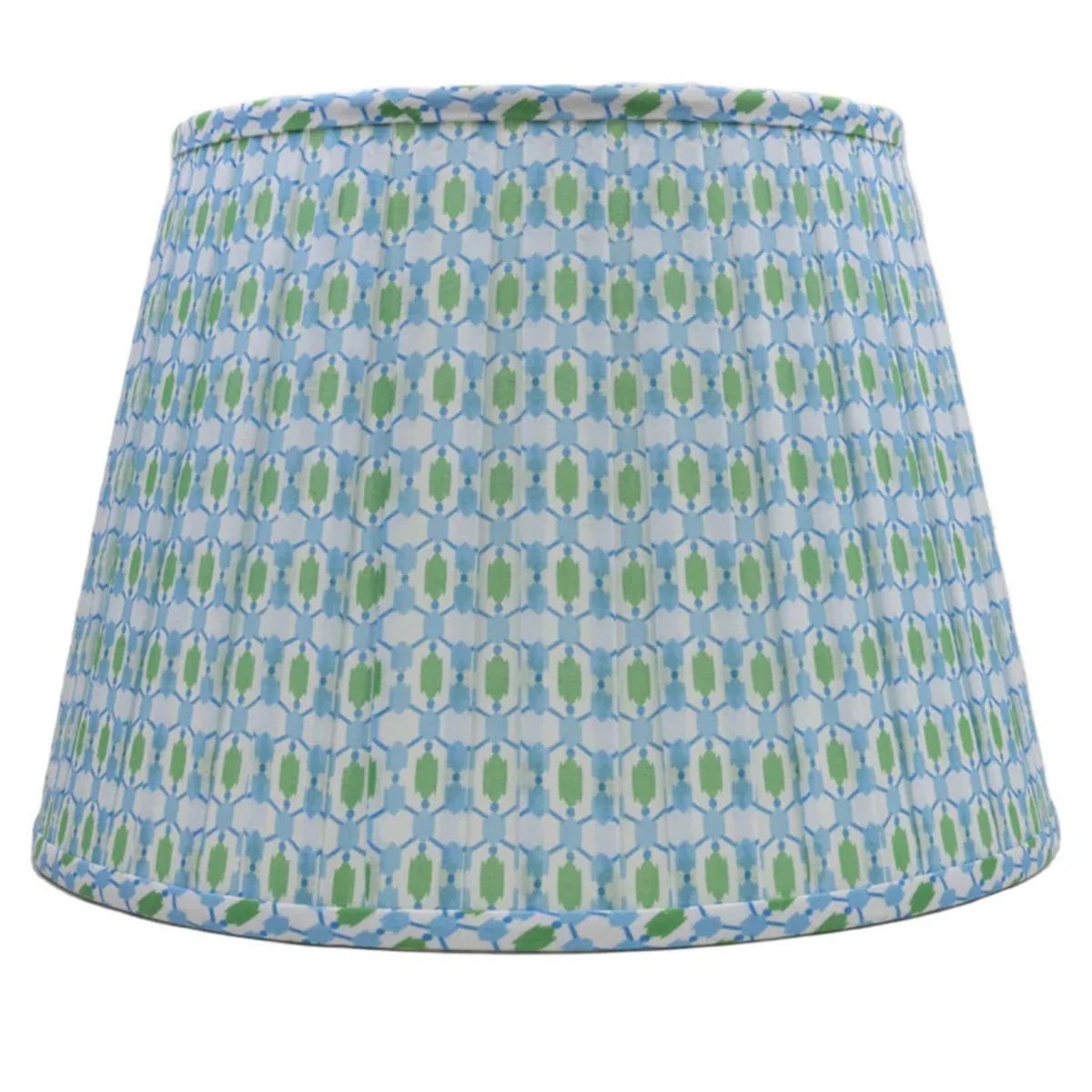 Amy Printed Lampshade in Blue | The Well Appointed House, LLC