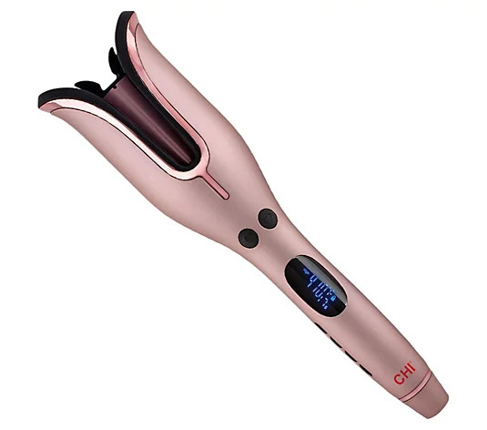 CHI Ceramic Rose Gold Spin-n-Curl | QVC
