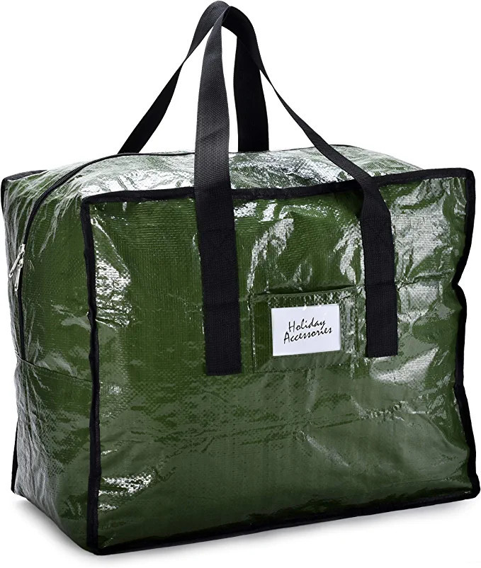 Holiday Accessories Storage Bag - Heavy Duty Tarp Material, Zipper Closure, Durable Carry Handles... | Amazon (US)