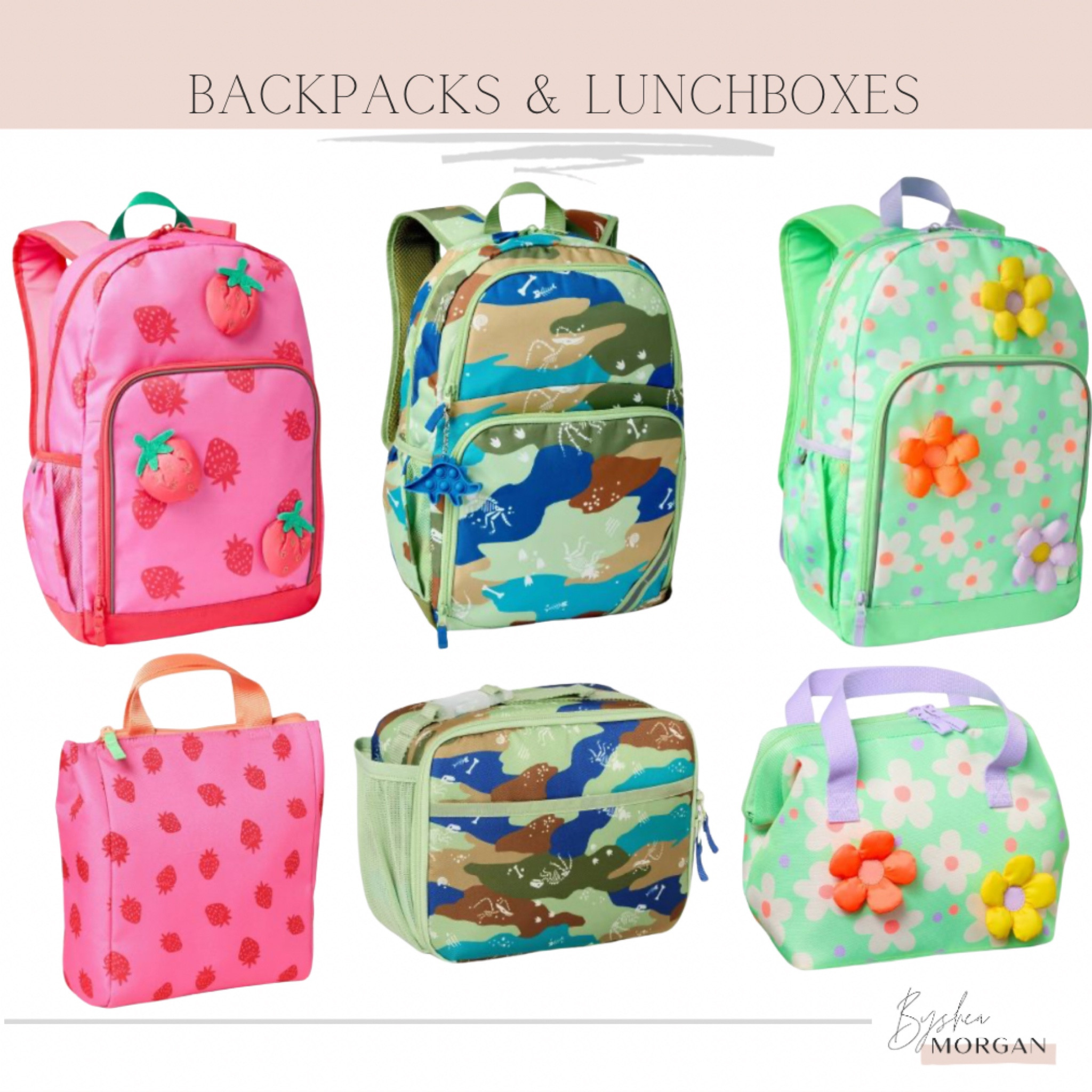 Matching backpacks and lunch boxes 

#LTKFindsUnder50