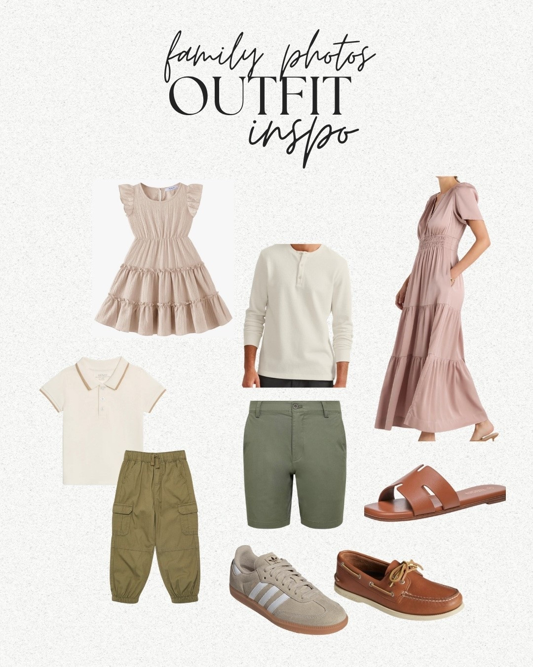 Dusty rose and olive green family photo outfits.  #familyphotooutfit

#LTKKids #LTKSeasonal
