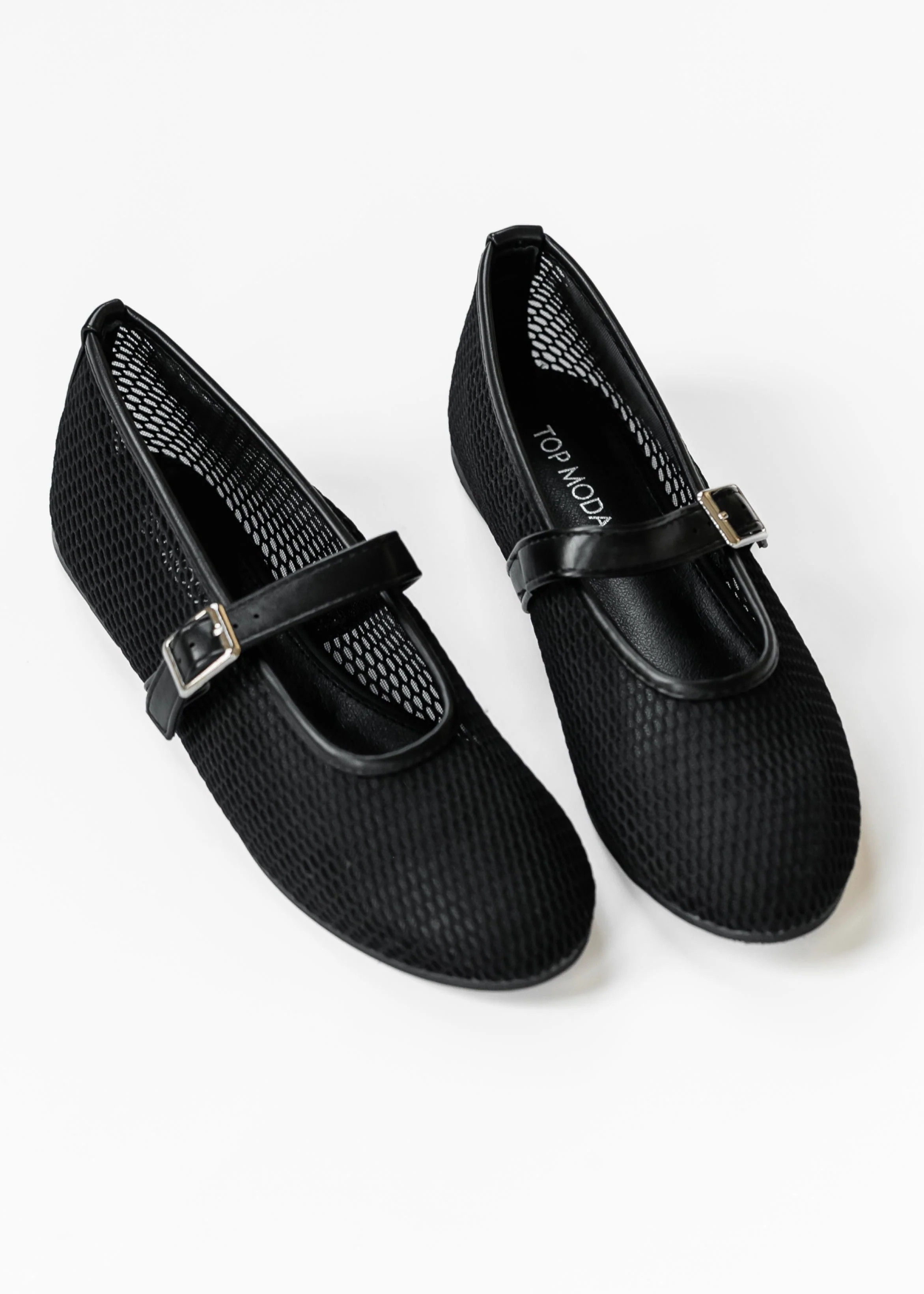 Round Toe Mesh Ballet Flat | Inherit Clothing Co.