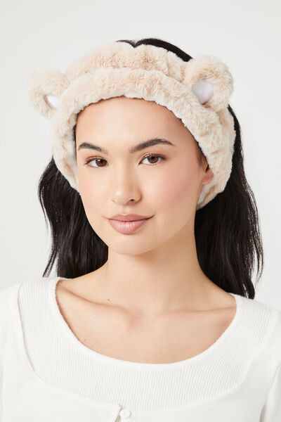 Faux Fur Bear Headwrap | Forever 21 (US)