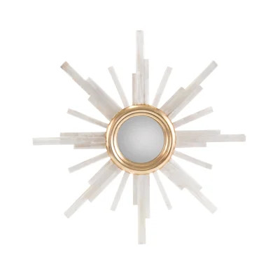 Selenite Stone Starburst Wall Mirror | Wayfair North America