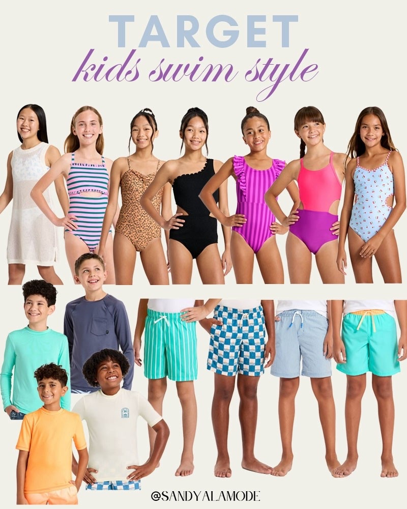 Target swim. Target kids swim style. Girls swim style. Boys swim style. Target finds. Target fashion. Target new arrivals. Target kids swimsuits  

#LTKkids #LTKswim

#LTKSeasonal