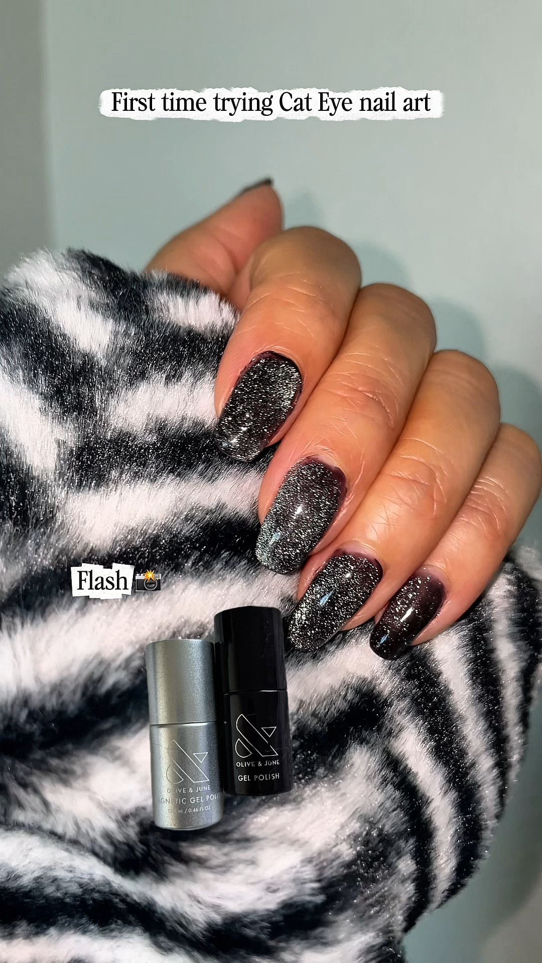NYE nails 💅 winter nails 💅 cat eye gel nails polish 💅 velvet nails 

#LTKBeauty #LTKgrwm #LTKselfcare