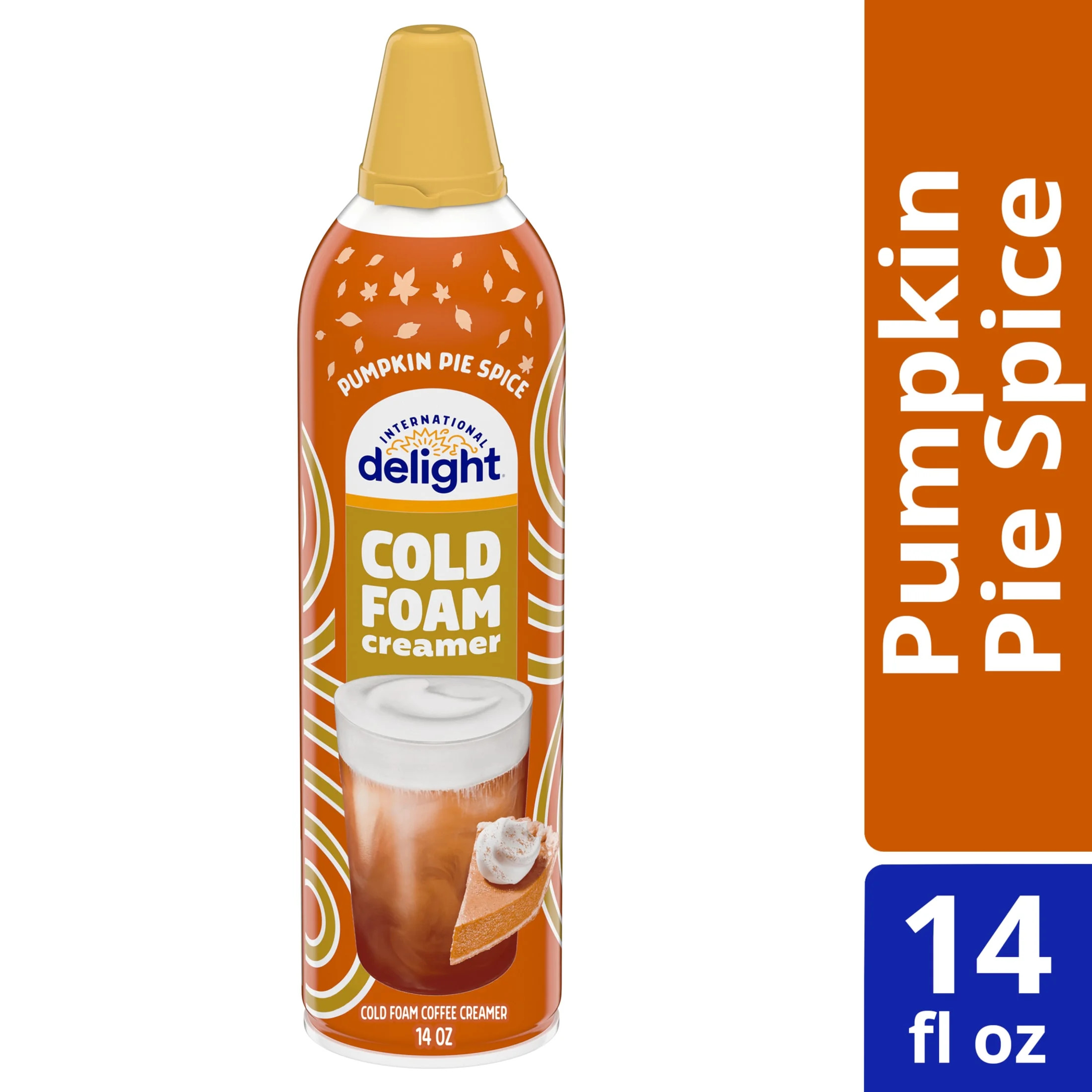International Delight Pumpkin Pie Spice Cold Foam Coffee Creamer, 14 oz Can | Walmart (US)