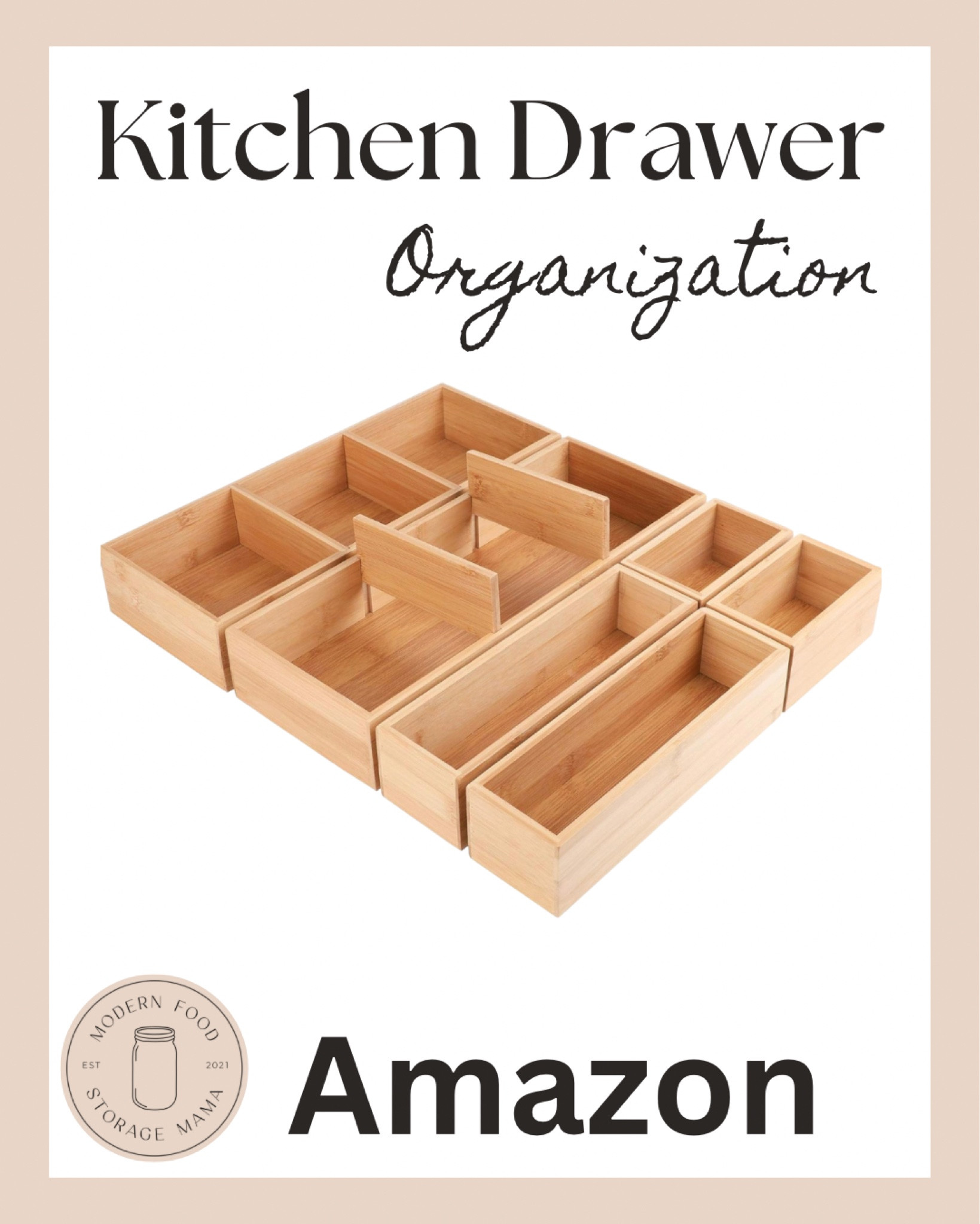 My kitchen drawers needed some serious organization! I love these bamboo drawer organizers. I especially liked that you can make the sections smaller or bigger depending on your needs. 🙌🏼

#LTKhome #LTKfindsunder50