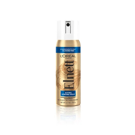 L Oreal Paris Elnett Satin Extra Strong Hold Hairspray Humidity Resistant for All Hair Types 2.2 fl oz | Walmart (US)