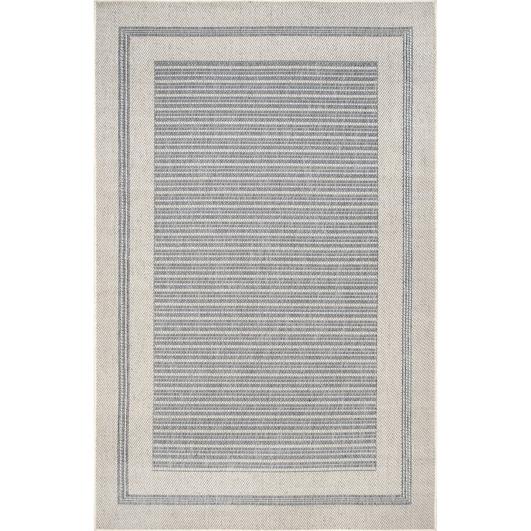nuLOOM Antonella Bordered Solid Indoor/Outdoor Area Rug or Runner - Walmart.com | Walmart (US)