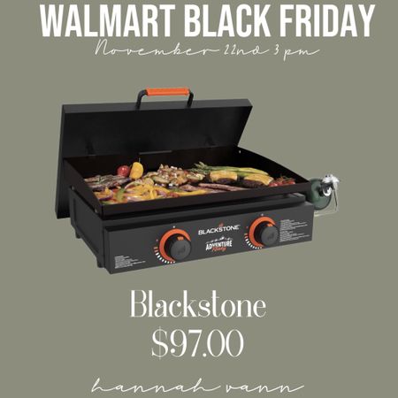 Blackstone deal starting Wednesday at Walmart for Black Friday 🎄

#LTKsalealert #LTKGiftGuide #LTKHoliday