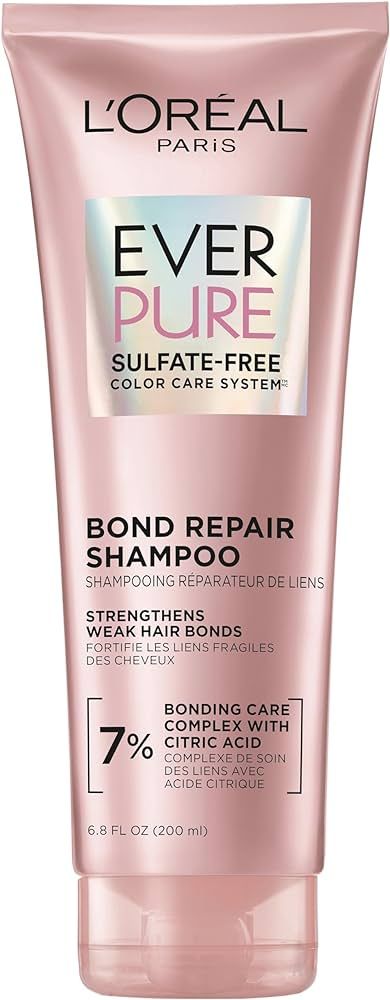 L'Oreal Paris Bonding Shampoo for Color Treated Hair, Strengthens and Repairs Weak Hair Bonds, Su... | Amazon (US)