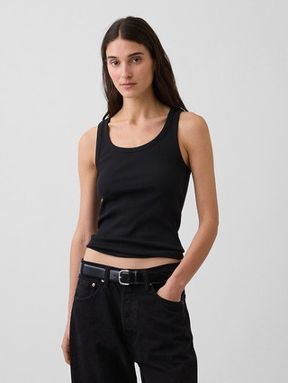 Rib Scoop Tank Top | Gap (US)