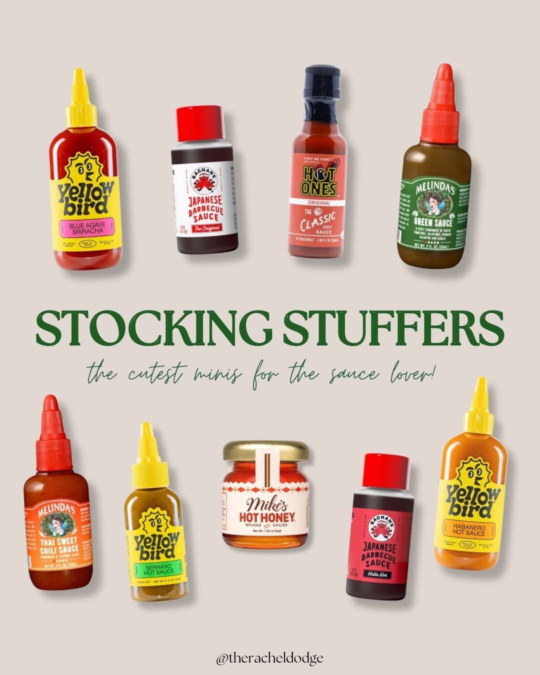 Stocking stuffer idea for the sauce lover! These mini hot sauces and honey jars are so fun to gift and they always get a big reaction. Perfect for foodies, grill lovers, or anyone who loves a little heat in their life. These are the cutest little add ons for stockings or small gift baskets.🔥🎄
#stockingstuffers #giftideas #saucylovers #hotones #yellowbird #holidaygifts #ltkhome #ltkgiftguide #ltkholiday #amazonfinds 

#LTKHoliday #LTKCyberWeek #LTKGiftGuide