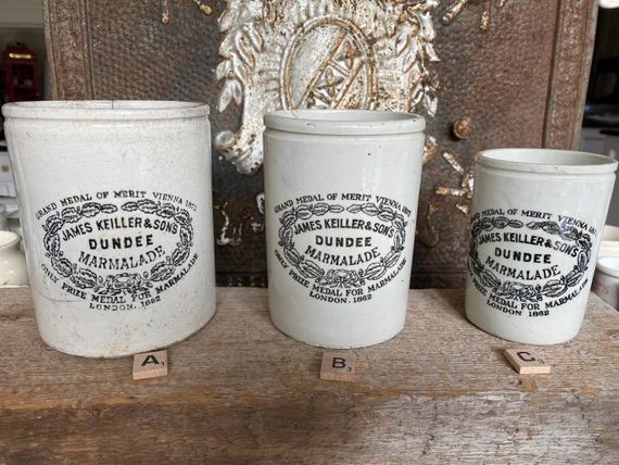 Antique James Keiller & Sons English Advertising Pots - Etsy | Etsy (US)