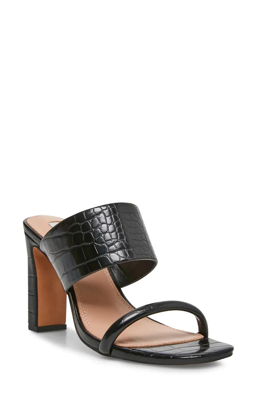 Steven New York Jive Croc Embossed Slip On Sandal (Women) | Nordstrom