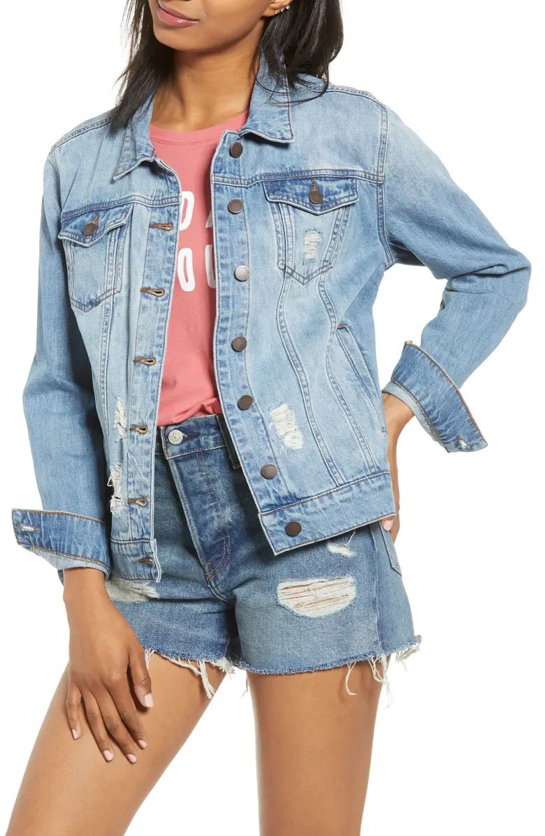 Ella Boyfriend Denim Jacket | Nordstrom