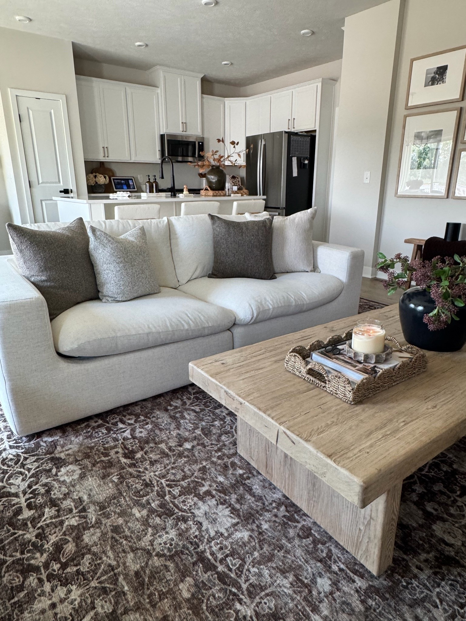 Cream sofa, washable sofa, wood coffee table

#LTKHome #LTKU #LTKSaleAlert