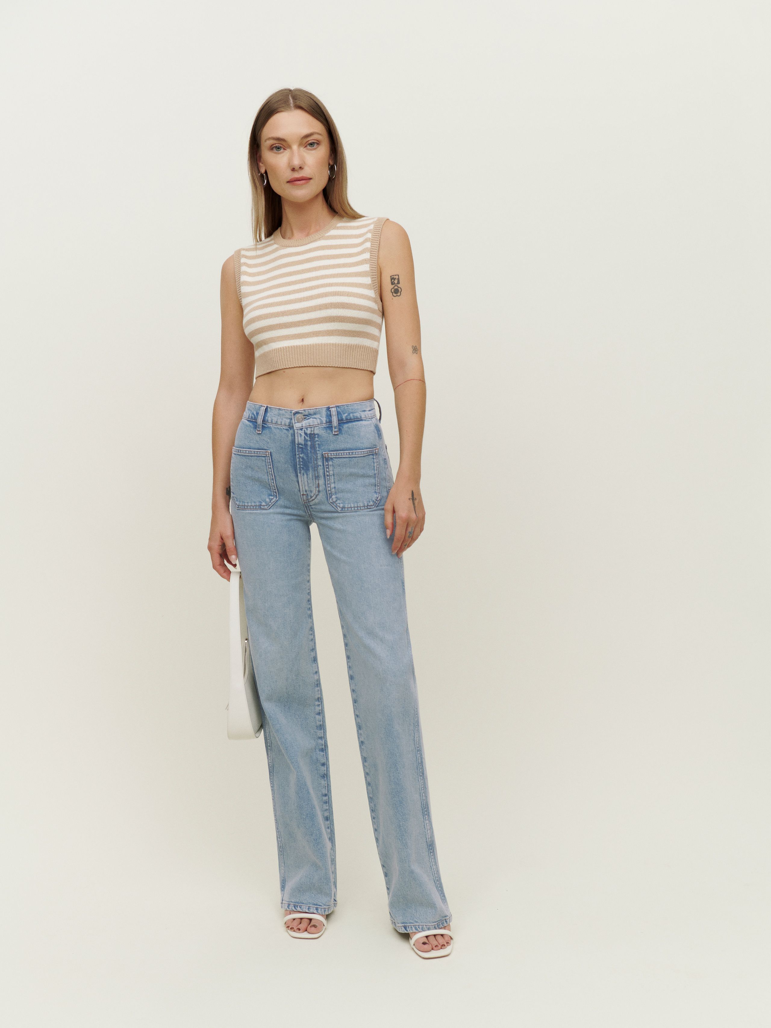 Alyssa High Rise Wide Leg Long Jeans | Reformation (US & AU)