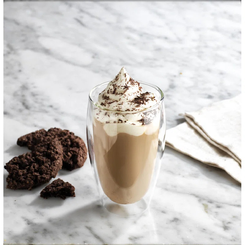 Latte Double Walled Tumbler 16 oz (Set of 2) | Wayfair North America