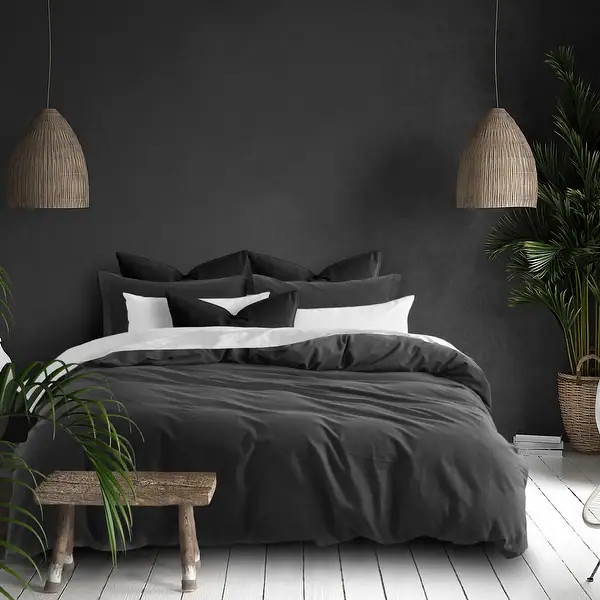 Shadevale Gray Duvet Cover Set - Bed Bath & Beyond - 39501906 | Bed Bath & Beyond