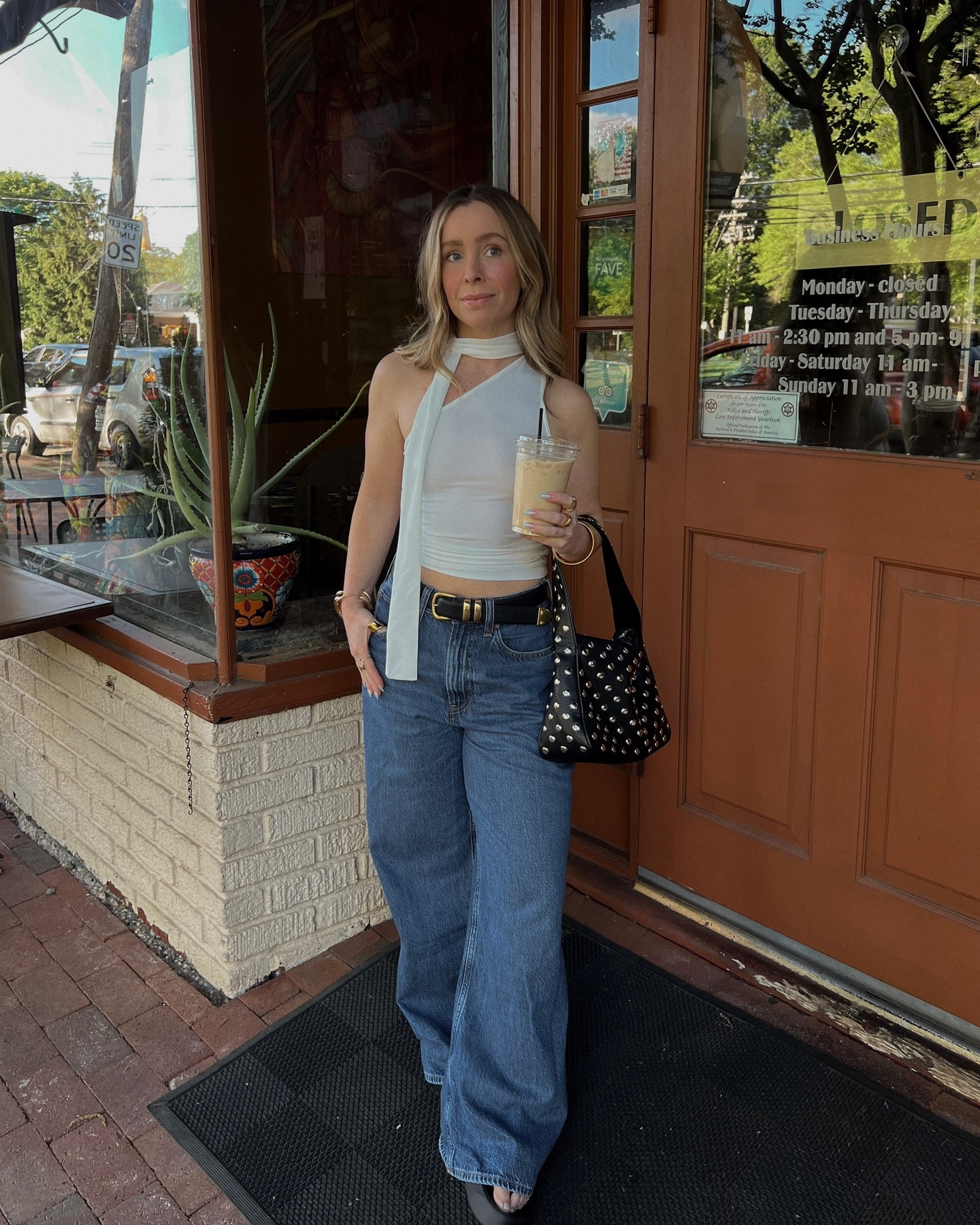 Baggy jeans forever, please and thank you 👖🤍✨

#ootd #springoutfit #springfashion #outfitidea #casualoutfit #springtrends2025
Minimal outfit, casual spring outfit, petite fashion, spring street style, spring 2025 trends, spring 2025 fashion, outfit of the day, petite outfit, 5’0” petite denim, studded bag

#LTKPetite #LTKStyleTip #LTKSeasonal