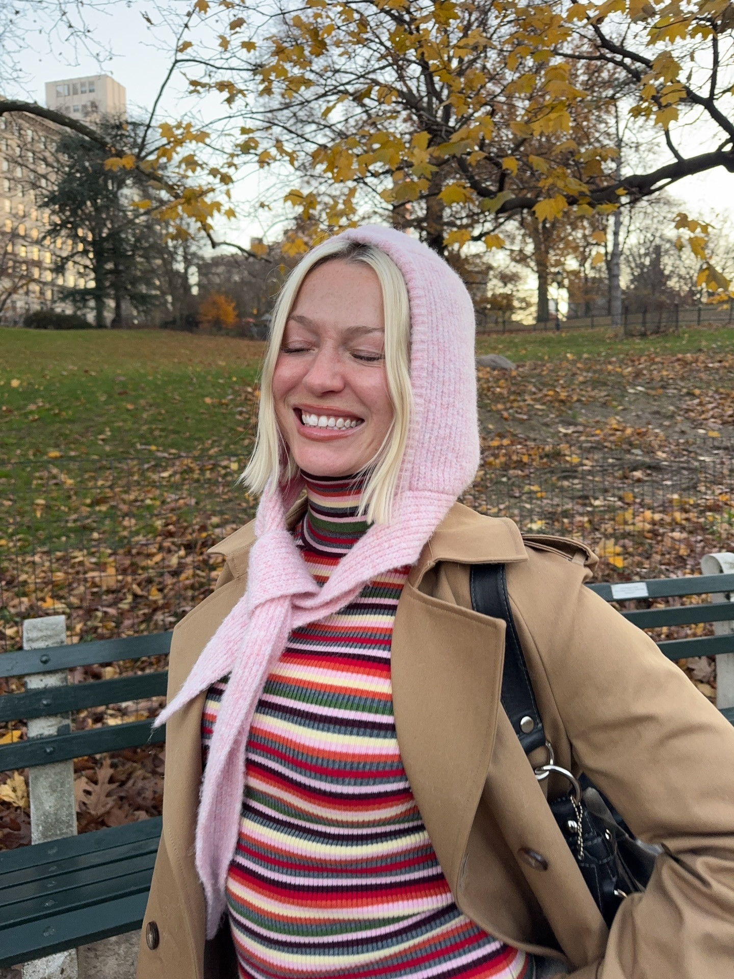 sweater is from gap & sold out!


cheeeeeese! 🩷❤️🧡💛💚🩵💜🤎

.
winter outfit, nyc style, bicoastal, gap, stripes for fall, stripes, trench coat 🧥 #sezanelovers #fryeboots #ootd #pinterestgirl #ldr Central Park, balabonnet, scarf, scandi style, low rise jeans, relatable style

#LTKgrwm #LTKGiftGuide #LTKHoliday