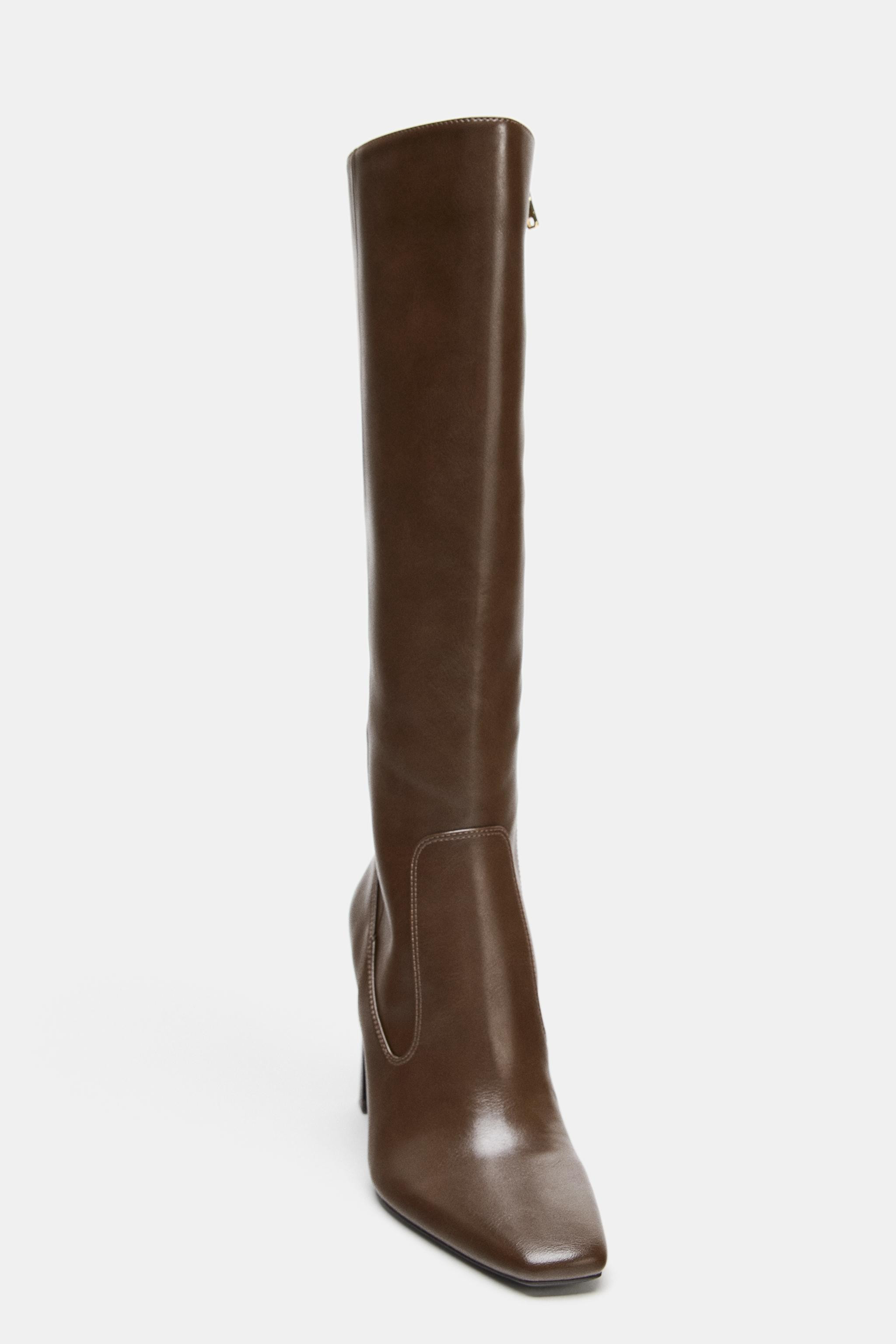 TALL BOOTS WITH TOPSTITCHING | Zara US